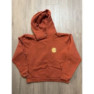 Eric Emanuel EE Hoodie Rust Orange Pullover Fleece Men’s Medium